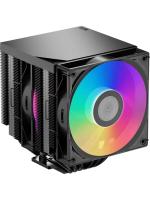 ����� ��� ���������� PCCooler RT620Pro TC ARGB BK (265W, 4-pin PWM, 157.5mm, Al/Cu, 6x6mm, 2x120mm, 73.32CFM, 34.9dBA, 2200RPM, S: 1851/1700/1200/115X, AM5/AM4, black)