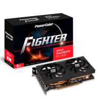  POWERCOLOR RX7600 Fighter 8GB GDDR6 128-bit DPx3 HDMI 2FAN RTL (RX 7600 8G-F)