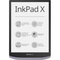 Книга электронная PocketBook X Metallic Grey [10,3" E-Ink Carta сенсорный, подсветка, 32Gb, Bluetooth, WiFi) (PB1040-J-RU)