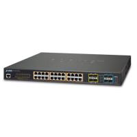 ����������� ���������� L2+/L4 PLANET GS-5220-24PL4XR 24 ����� 10/100/1000T 802.3at PoE + 4 ����� 10G SFP+ � ��������� �������� �������