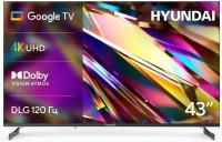 ��������� LED Hyundai 43" H-LED43BU7011 Google TV Frameless ������/������ 4K Ultra HD 60Hz DVB-T DVB-T2 DVB-C DVB-S DVB-S2 USB WiFi Smart TV