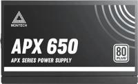   Montech ATX 650W APX 650 80 PLUS WHITE (20+4pin) APFC 120mm fan 6xSATA Cab Manag RTL
