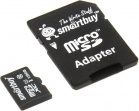 ����� ������ 128Gb MicroSD SmartBuy Class 10 + adapter (SB128GBSDCL10-01)