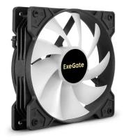 Exegate EX295965RUS ���������� 12� DC � ���������� ExeGate EX12025HM3PM.FRGB.5CS (120x120x25 ��, Hydraulic bearing (�����������������), 3pin+Molex, FRGB ���������, 24dBA)