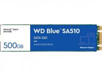   WD SSD Blue SA510, 500GB, M.2(22x80mm), SATA3, R/W 560/530MB/s, IOPs 95 000/84 000, TBW 200, DWPD 0.2