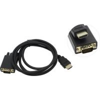 Кабель HDMI -> VGA Exegate EX-CC-HDMIM-VGAM-1.8 1.8 метра, черный (EX284928RUS)