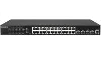 OSNOVO SW-24G4X-1L 24  10/100/1000 Base-T PoE, 4  10/100/1000 Base-T PoE, 410G SFP+ Uplink, PoE    30W,   400W