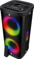   2.0 SVEN PS-950  (2x80 W, IPx4, mini Jack, 2  6.35  Jack, USB, NFC, Bluetooth, FM, micro SD, , 2 x 4400 A, LED )