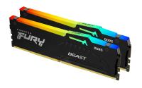  DDR5 2x32GB 5200MHz Kingston KF552C40BB2AK2-64 Fury Beast Black RTL PC5-41600 CL40 DIMM ECC 288-pin 1.25 dual rank Ret