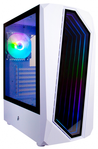  1STPLAYER INFINITE SPACE IS6 White ATX 1x120mm LED TG IS6-WH-1F1-W