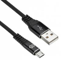 Кабель Digma USB A (m) micro USB B (m) 0.15м черный, круглый