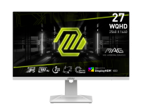  27" MSI MAG 274QRFW IPS, 2560x1440 (16:9), 400/2, 180 , 1 , 178/178, HDMI, DisplayPort,  9S6-3CC29H-277