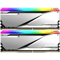   DIMM Netac Z RGB DDR5 32Gb (16Gbx2) 7600Mhz PC-60800 CL36 (36-46-46-122) 1.4V Silver (NTZED5P76DP-32S)
