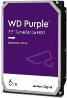   HDD 6Tb Western Digital Purple WD64PURZ, IntelliPower, 256MB buffer (DV-Digital Video), 1 year
