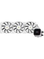������� ���������� PCCooler DE360 WH (310W, 360mm, White, ARGB Pump/ Fans: 3x120mm, 71.86CFM, 33.8dBA, 1850RPM/ Pump height 55mm, 28dBA, 3200RPM, Rad thickness 27mm/ S: 1851, 1700, 1200, 20XX, 115X, AM5, AM4)