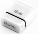 USB Flash  8Gb QUMO Nano White