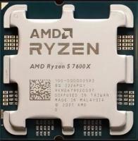  AMD Ryzen 5 7600X AM5 105W, 6C/12T, 4700, Turbo 5300 100-000000593 OEM