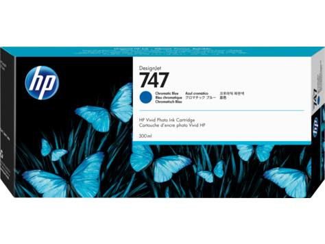 �������� HP 747 300-ml Chromatic Blue Ink Cartridge