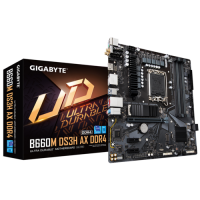 Материнская плата Gigabyte B660M DS3H AX DDR4 Soc-1700 Intel B660 4xDDR4 mATX AC`97 8ch(7.1) GbLAN RAID+HDMI+DP
