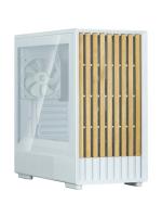������ ZALMAN P10 NAMU, MATX, WHITE, WINDOW, FRONT COVER WALNUT, 2x3.5", 3x2.5", 1xUSB TYPE-C, 1xUSB3.0, FRONT 2x120mm, REAR 1x120mm ARGB