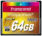 Карта памяти Compact Flash 64 Гб Transcend TS64GCF1000