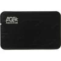 ������� ������ 2,5" SATA AgeStar SUB2A8 black (USB2.0, �����+�������, ����������� �����������) (SUB2A8 (BLACK))
