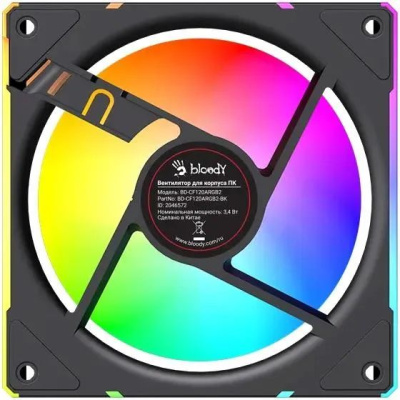    Bloody BD-CF120ARGB2 ARGB 120120x25  (BD-CF120ARGB2-BK) Ret