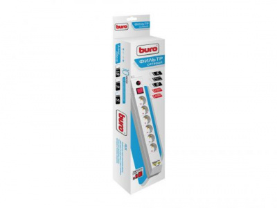 ������� ������ BURO BU-SP5_USB_2A-W 6 ������� 5 � ����� 