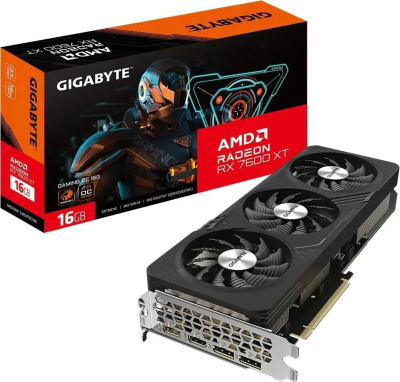  Gigabyte AMD Radeon RX 7600XT GV-R76XTGAMING OC-16GD 16 Gaming, GDDR6, OC, Ret