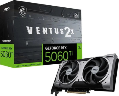  MSI NVIDIA GeForce RTX 5060 Ti 16Gb Ventus 2X OC (RTX 5060 Ti 16G VENTUS 2X OC PLUS)