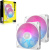 ����� ��� �������/ Case Cooler Corsair iCUE LINK RX140 RGB (140x140x25mm, 4-pin PWM, RGB, 94.7CFM, 36dBA, 1700RPM, White, 2pcs)