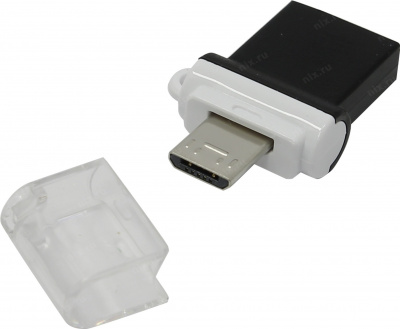 USB Flash ���������� 8Gb Smartbuy OTG POKO series Black (SB8GBPO-K)