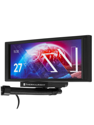 ������� ���������� ��� ���������� Thermalright Trofeo Vision 360 (360mm, LED, Black, ARGB/ Fans: 3x120mm, 69CFM, 27dBA, 2150RPM/ Pump height 102mm, 6400RPM, Rad thickness 27mm/ S: 1700, 1200, 1851, 115X, 2011, 2066, AM5, AM4)