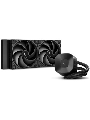 �������� �������� ���������� DEEPCOOL LE240 V2 ZERO DARK LGA1851/1700/1200/115X/AM5/AM4 (TDP 250W, ARGB PUMP, Anti-Leak edition, PWM, DUAL FAN) RET