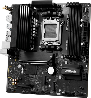 ����������� ����� Asrock B850M PRO-A WIFI, SocketAM5, AMD B850, mATX, Ret