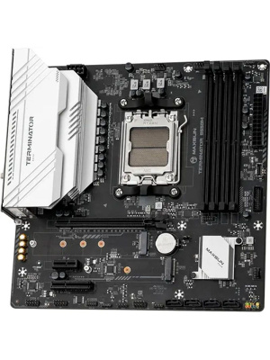 ����������� ����� MAXSUN MS-Terminator B650M WIFI6, AM5, B650, 4*DDR5, 4*SATA 3.0, 2*M.2, USB 3.2, USB 2.0, Type-C, 1*PCIE 16, 1*PCIE 4, 1*PCIE 1, HDMI+DP, mATX