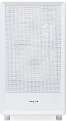     HSPD M310, Mesh Mini-tower, White, M310-TGWH-ARGB