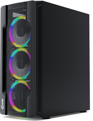 ������ Powercase Mistral X4 Mesh LED Black (CMIXB-L4)