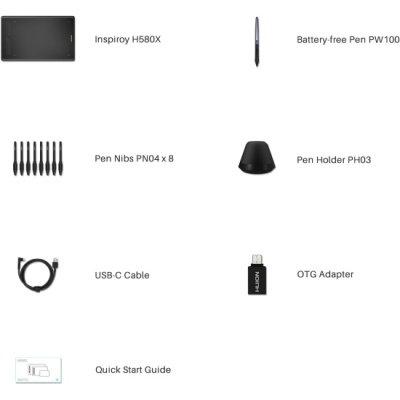������� ����������� Huion Inspiroy H580X