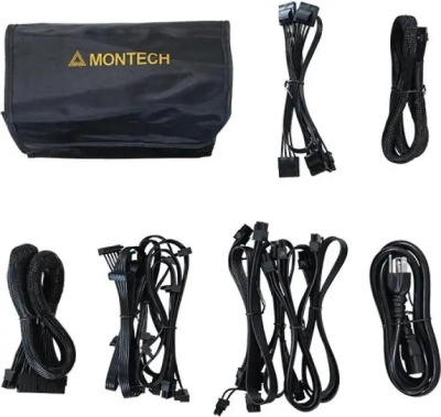 ���� ������� Montech ATX 1000W Titan Gold Gen.5 80+ gold (20+4pin) APFC 135mm fan 12xSATA Cab Manag RTL