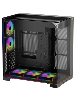 ������ Thermalright TR-A70 ARGB FAN5-M / Black / TG / 5 x120mm ARGB PWM Fans / ARGB Strip / USB TYPE-C / ATX  / TRA70AF5MB