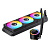    JONSBO TG-360 ARGB Black LGA 2011/1700/1200/115X/AM5/AM4 (TDP 300W, ARGB FAN and PUMP, PWM, TRIPLE FAN 120mm) RET