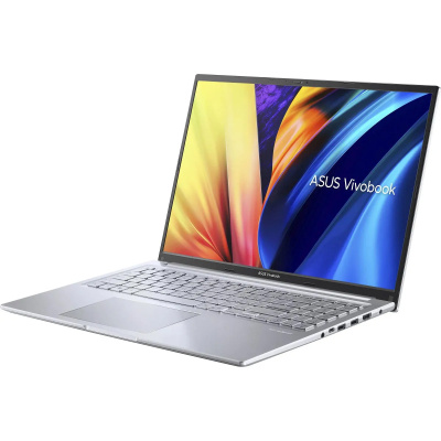 Ноутбук ASUS Vivobook 16 M1605YA-MB006, 16" (1920x1200) IPS/AMD Ryzen 5 7530U/8ГБ DDR4/512ГБ SSD/Radeon Graphics/Без ОС, серебристый (90NB10R2-M00B30)