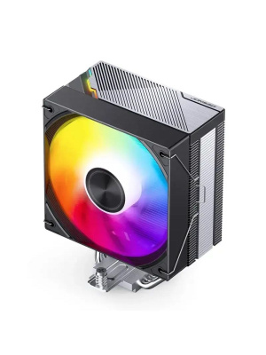 ����� ��� ���������� JONSBO CA40 ARGB (225W, 4-pin PWM, 157mm, Al/Cu, 4x6mm, ARGB, 1x120mm, 69.61CFM, 32.6dBA, 1800RPM, S: 1851/1700/1200/115X,AM4/AM5 Black)