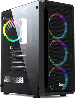 ������ Powercase Mistral Z4 Mesh LED Black (CMIZB-L4)