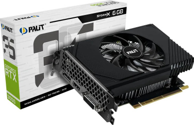  Palit NVIDIA GeForce RTX 3050 StormX 6Gb V1 (NE63050018JE-1072F)