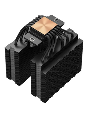 ����� ��� ���������� PCCooler RT620Pro TC ARGB BK (265W, 4-pin PWM, 157.5mm, Al/Cu, 6x6mm, 2x120mm, 73.32CFM, 34.9dBA, 2200RPM, S: 1851/1700/1200/115X, AM5/AM4, black)