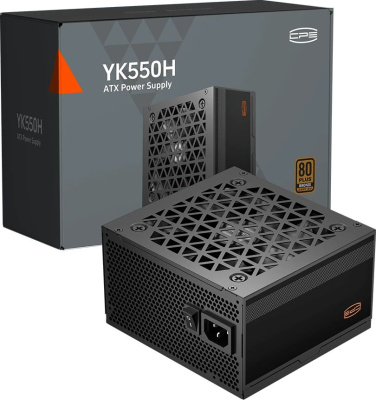 ���� ������� �� PCcooler YK550H 550W, 80+ Bronze, ATX 2.52, ������, retail P3-YK550H-B1H