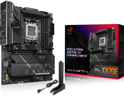 ����������� ����� Asus ROG STRIX X870E-H GAMING WIFI7, Socket AM5, AMD X870E, ATX, Ret 90MB1M90-M0EAY0