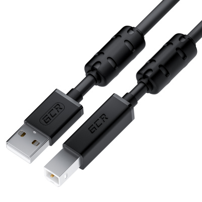 Greenconnect PROF USB 2.0, AM/BM, GCR-52078, 1.5m, ,  , 28/24 AWG, , , 